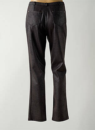 Pantalon droit stretch taille normale noir GUY DUBOUIS femme