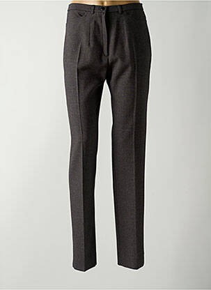 Pantalon droit stretch taille normale gris GUY DUBOUIS femme
