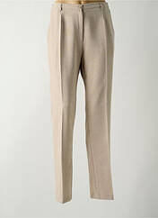 Pantalon droit beige GUY DUBOUIS pour femme seconde vue