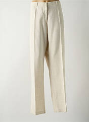 Pantalon droit beige GUY DUBOUIS pour femme seconde vue