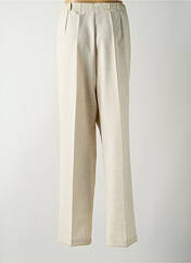 Pantalon droit beige GUY DUBOUIS pour femme seconde vue