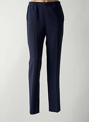 Pantalon droit bleu GUY DUBOUIS pour femme