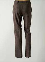 Pantalon droit marron GUY DUBOUIS pour femme seconde vue