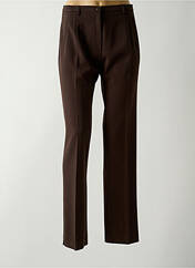 Pantalon droit marron GUY DUBOUIS pour femme seconde vue