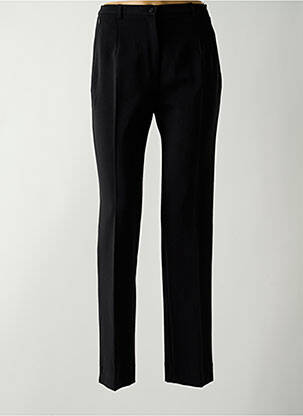 Pantalon droit noir GUY DUBOUIS pour femme