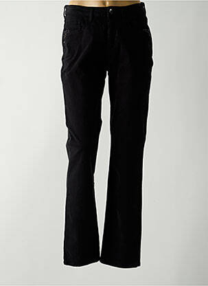 Pantalon droit noir GUY DUBOUIS pour femme