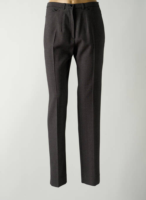 Pantalon droit stretch taille normale gris GUY DUBOUIS femme