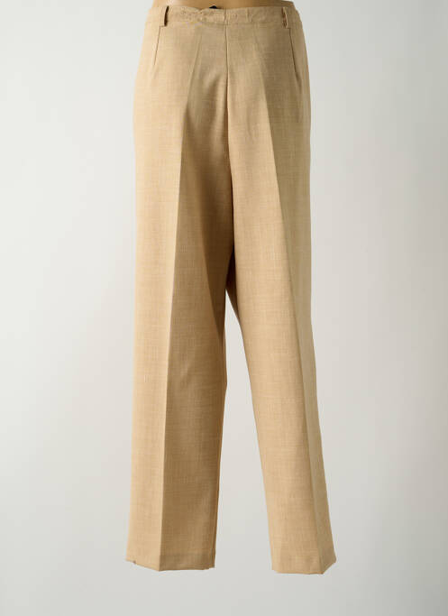 Pantalon droit beige GUY DUBOUIS pour femme