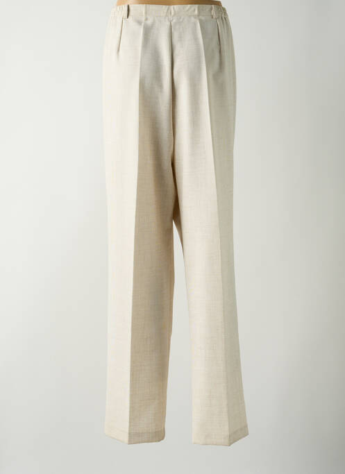 Pantalon droit beige GUY DUBOUIS pour femme