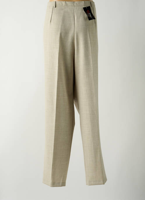 Pantalon droit beige GUY DUBOUIS pour femme