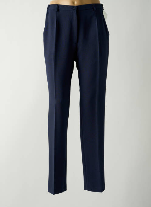 Pantalon droit bleu GUY DUBOUIS pour femme