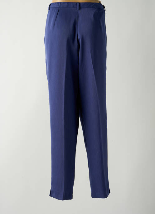 Pantalon droit bleu GUY DUBOUIS pour femme