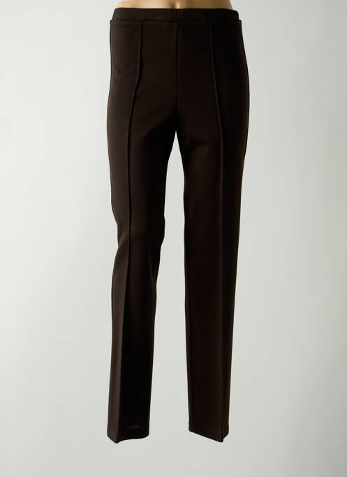 Pantalon droit marron GUY DUBOUIS pour femme