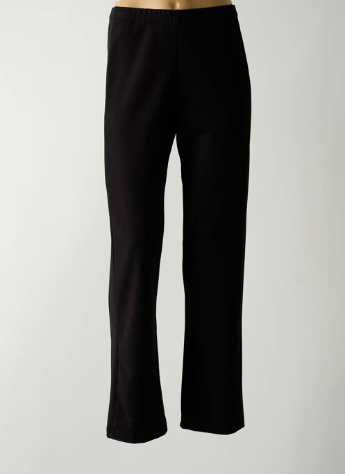 Pantalon droit noir GUY DUBOUIS pour femme