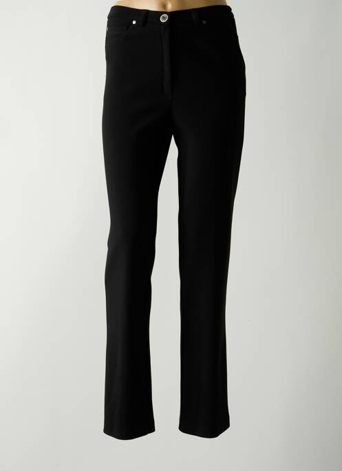 Pantalon droit noir GUY DUBOUIS pour femme