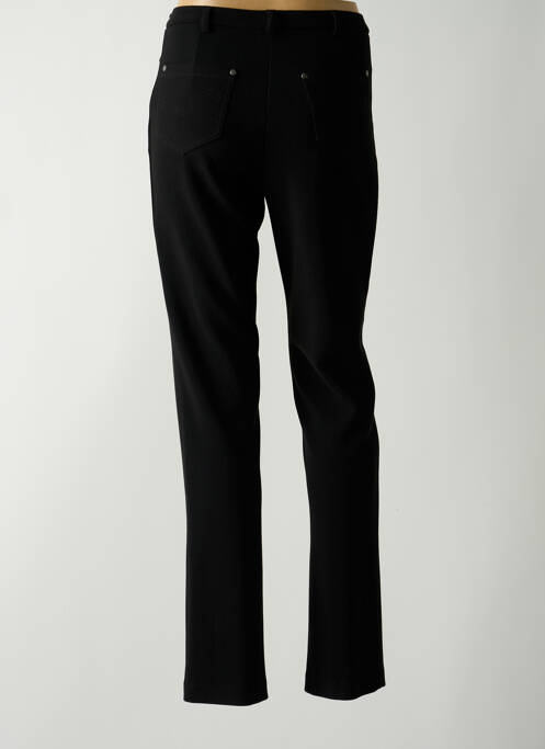 Pantalon droit noir GUY DUBOUIS pour femme