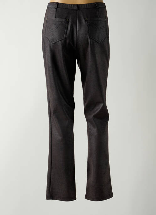 Pantalon droit noir GUY DUBOUIS pour femme