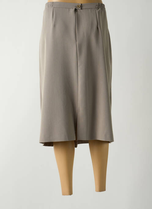 Jupe mi-longue gris GRIFFON pour femme