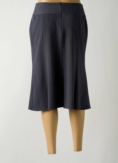 Jupe mi-longue gris GUY DUBOUIS pour femme