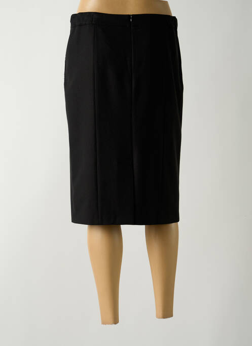 Jupe mi-longue noir GRIFFON pour femme