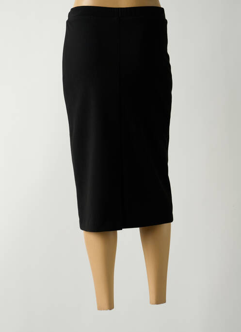 Jupe mi-longue noir GUY DUBOUIS pour femme