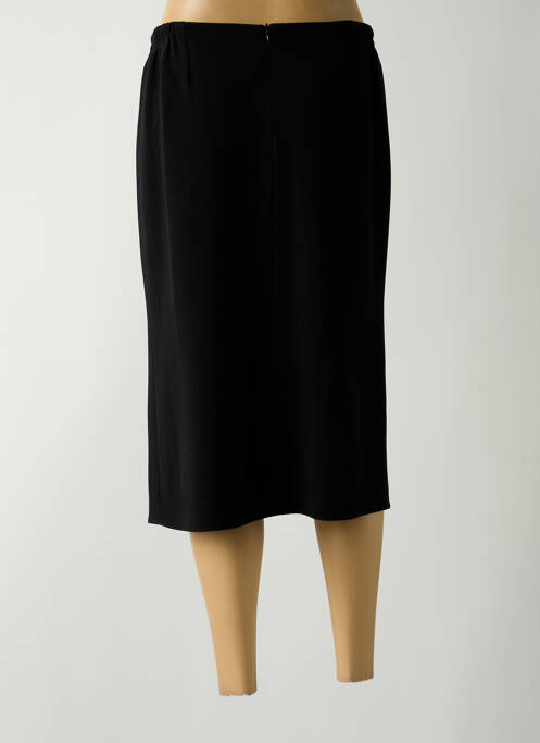 Jupe mi-longue noir GUY DUBOUIS pour femme