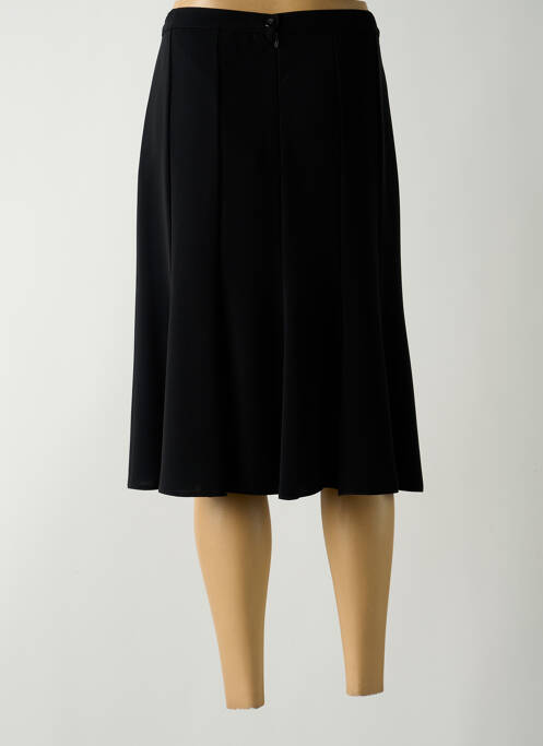 Jupe mi-longue noir GUY DUBOUIS pour femme