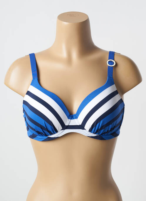 Haut de maillot de bain haut soutien-gorge moulé haut soutien-gorge moulé bleu PRIMA DONNA femme