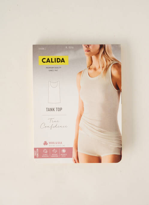 Top/Caraco beige CALIDA pour femme