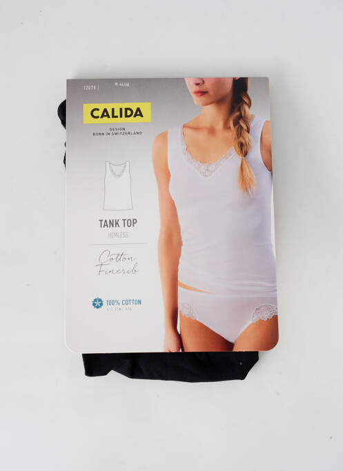 Top/Caraco noir CALIDA pour femme