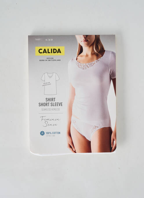 Top blanc CALIDA pour femme