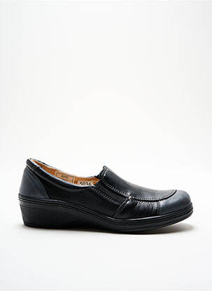 Chaussures de confort semi compensé talon plat jusqu'à 3cm noir ARIMA femme