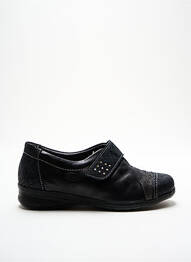 Chaussures de confort voute plantaire talon plat jusqu'à 3cm noir SWEDI femme
