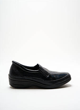 Chaussures de confort semi compensé talon plat jusqu'à 3cm noir ROHDE femme