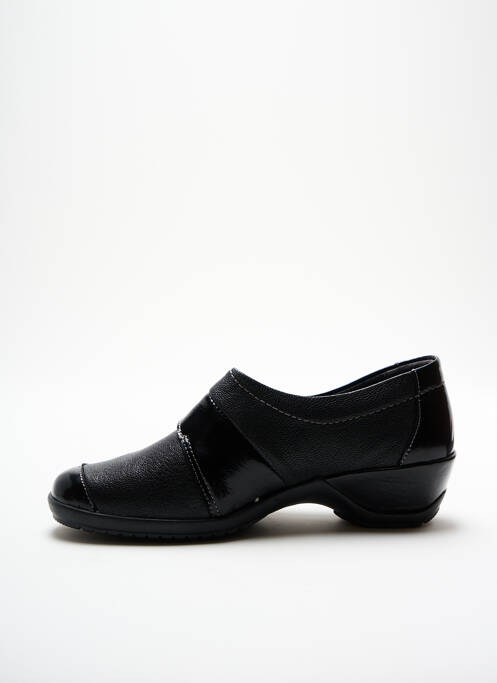 Chaussures de confort voute plantaire talon plat jusqu'à 3cm noir SWEDI femme