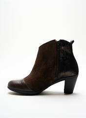 Bottines/Boots marron SWEDI pour femme seconde vue