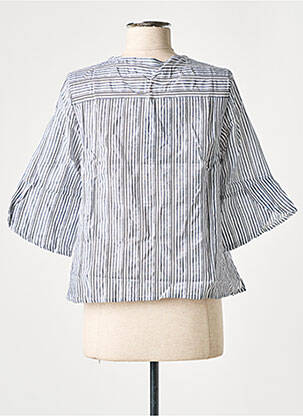 Blouse manches 3/4 manches 3/4 gris L33 femme