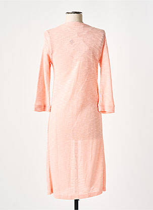 Robe de chambre col v rose EGATEX femme