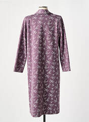 Robe de chambre violet EGATEX pour femme seconde vue