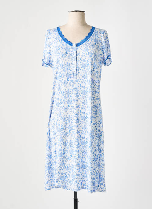 Chemise de nuit bleu BARANDI pour femme