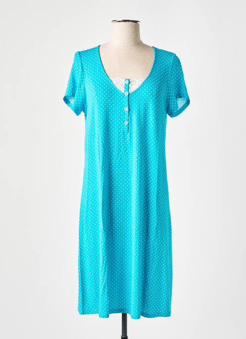 Chemise de nuit bleu BARANDI pour femme