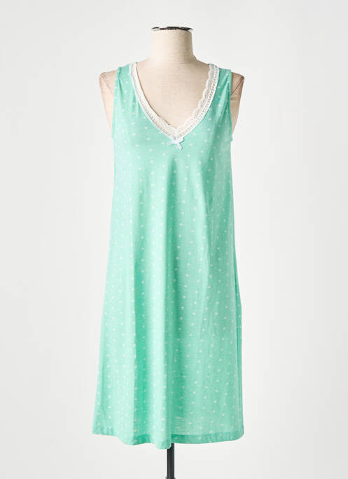 Chemise de nuit vert SENORETTA pour femme