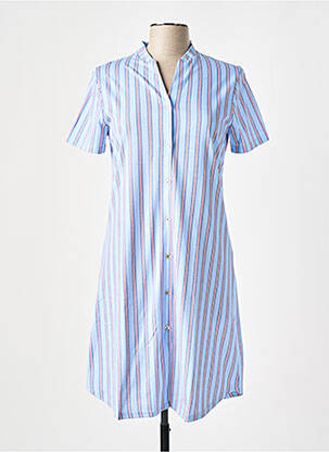 Chemise de nuit imprimé rayures bleu LINCLALOR femme
