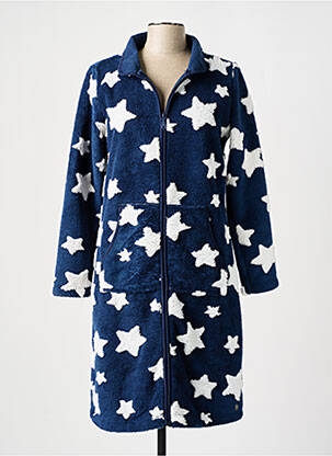 Robe de chambre bleu REBELLE pour femme