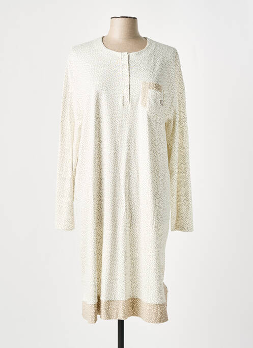 Chemise de nuit beige EGATEX pour femme