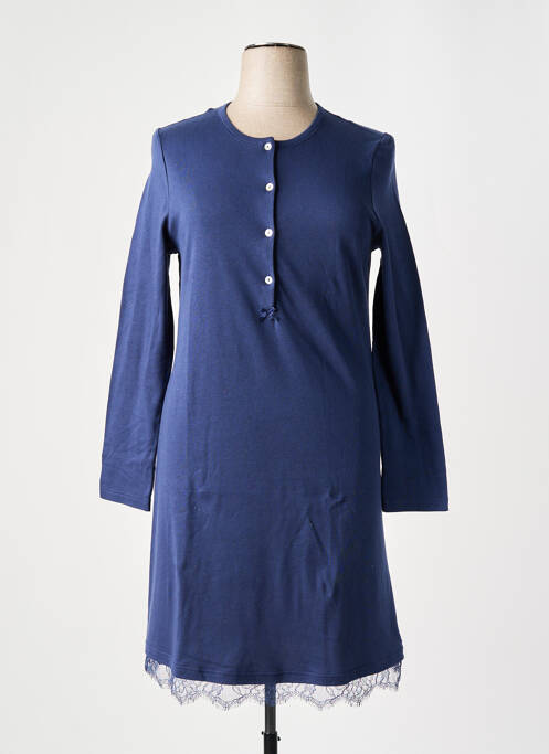 Chemise de nuit bleu LINCLALOR pour femme