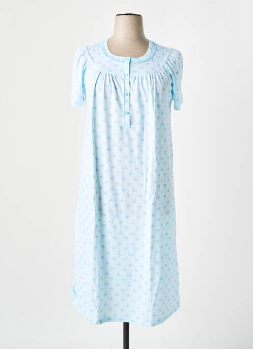 Chemise de nuit bleu LINCLALOR pour femme