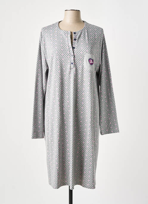 Chemise de nuit gris SENORETTA pour femme