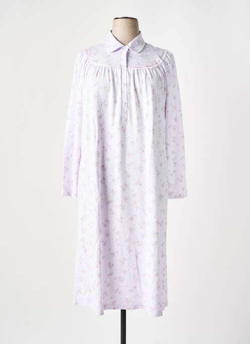 Chemise de nuit violet GLORIA BARONI pour femme