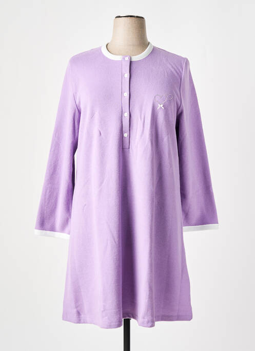 Chemise de nuit violet LINCLALOR pour femme